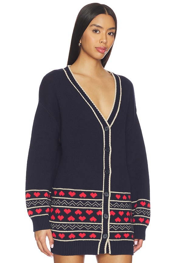 view 2 of 4 Tyler Cardigan in Cadet Combo