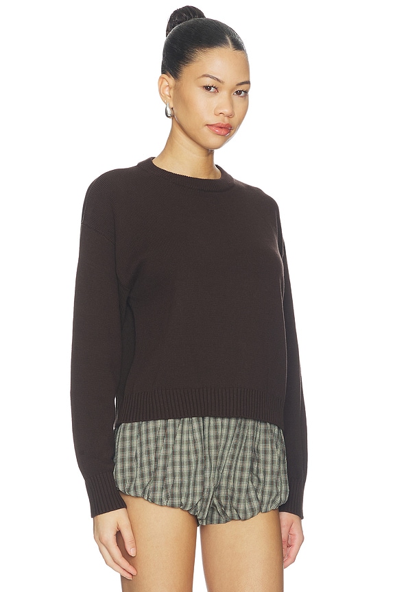 view 2 of 4 Moore Pullover in Solid Carob