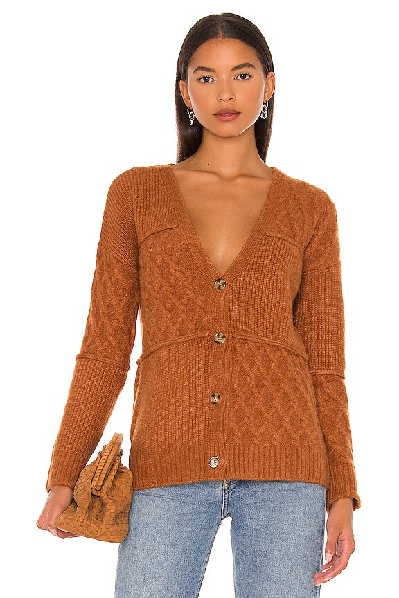 view 2 of 5 Jacynthe Patchwork Cardigan in Amber