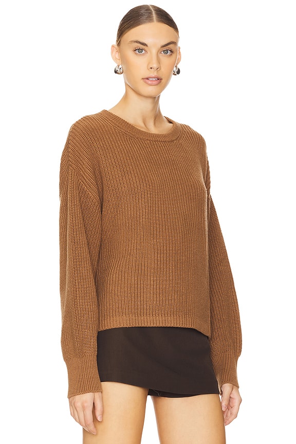 view 2 of 4 Andy Crewneck Pullover in Saddle