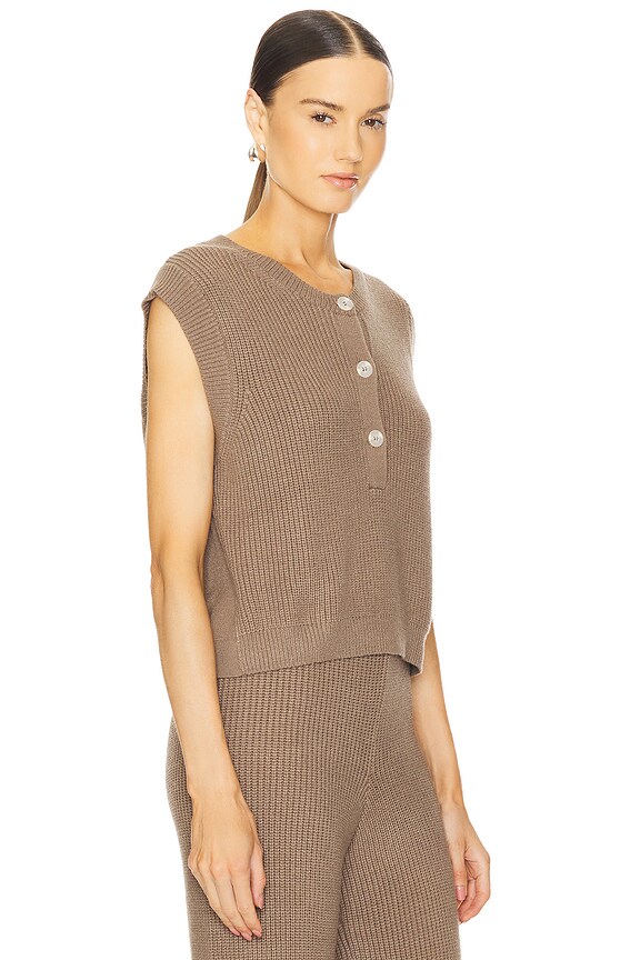 view 2 of 4 SLATER HENLEY 조끼 in Pebble