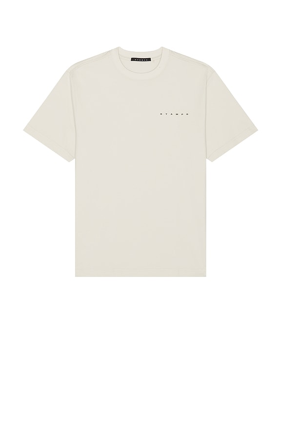 view 2 of 3 LA Transit Relaxed Tee in Dust White