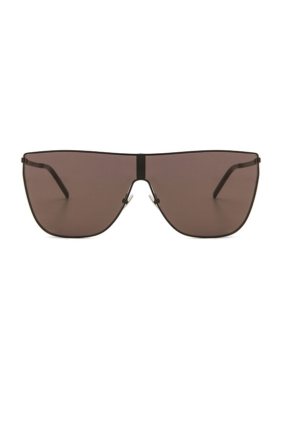 view 1 of 3 LUNETTES DE SOLEIL SL 1 MASK in Semi Matte Black & Smoke