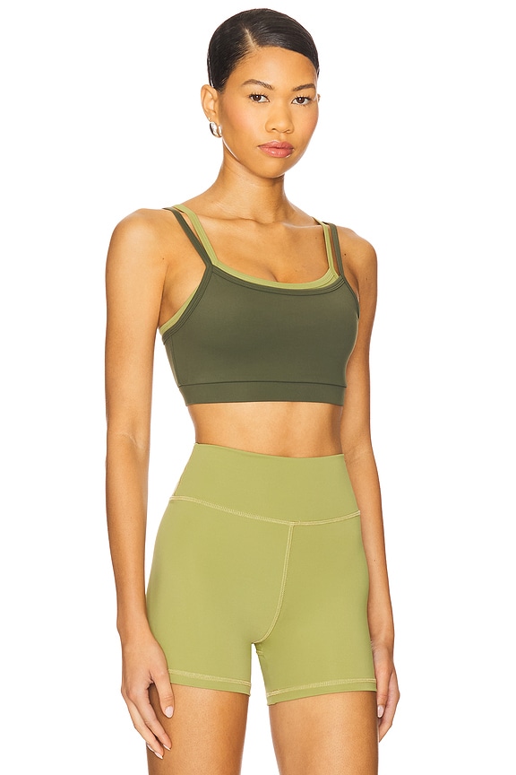 view 2 of 4 The Rhodes Bra in Basil