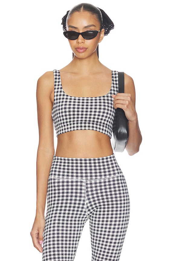 view 1 of 5 The Jolie Sports Bra in Gingham