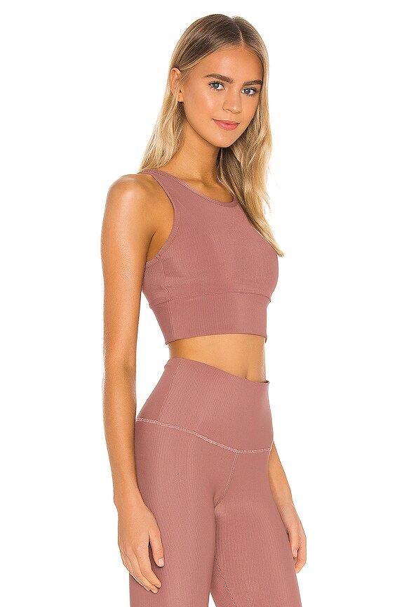 view 2 of 5 Piper Sports Bra in Rose Rib