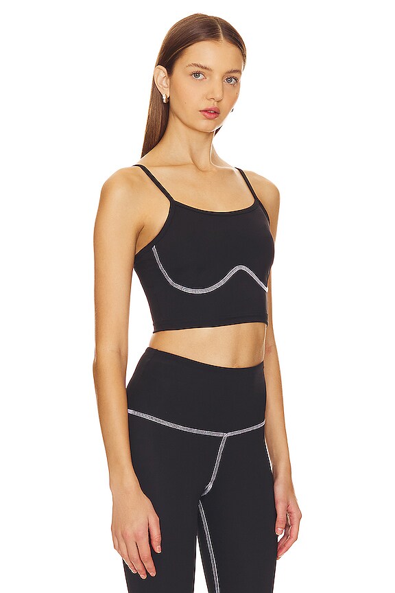 view 2 of 4 STITCH 스포츠 브라 in Black