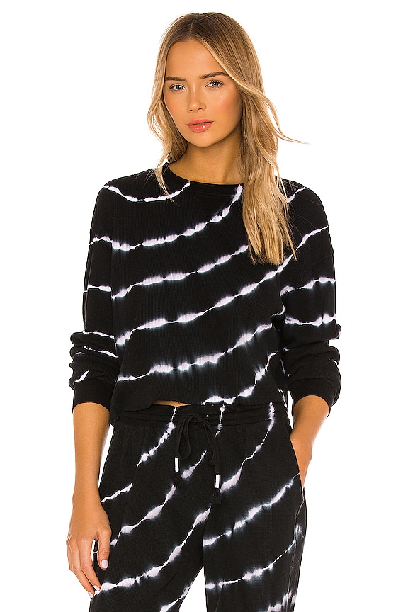 view 1 of 4 Axel Thermal Sweatshirt in Black Caviar