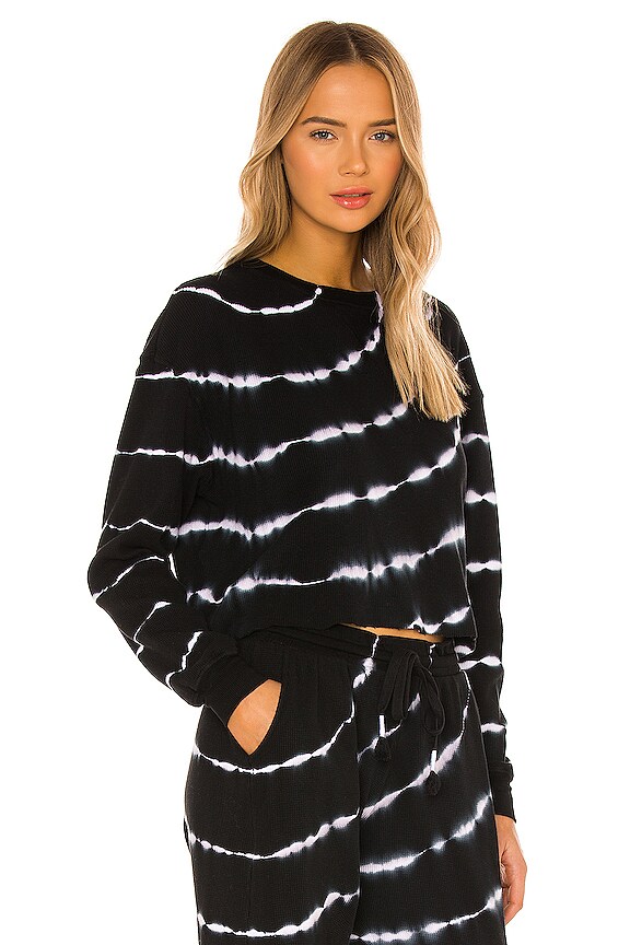 view 2 of 4 Axel Thermal Sweatshirt in Black Caviar