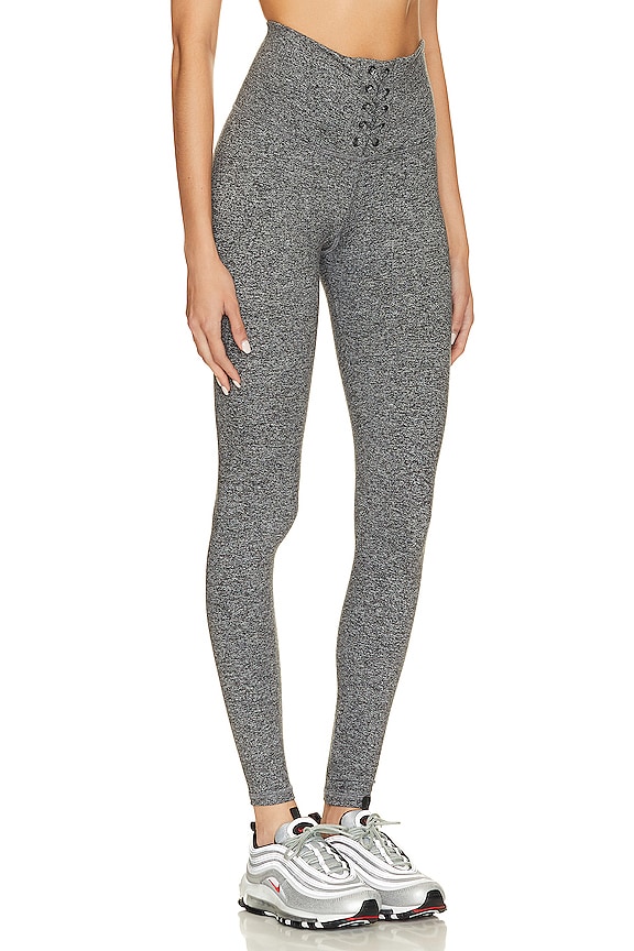 view 2 of 4 The Kennedy Ankle Legging in Heather Grey