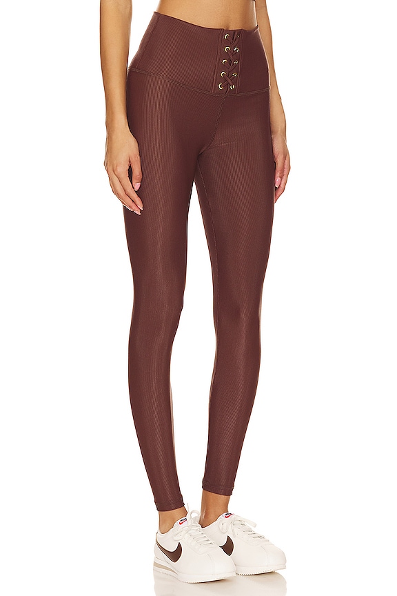 view 2 of 4 X Chantelle Paige-Mulligan The Liam Ankle Legging in Chocolate Rib
