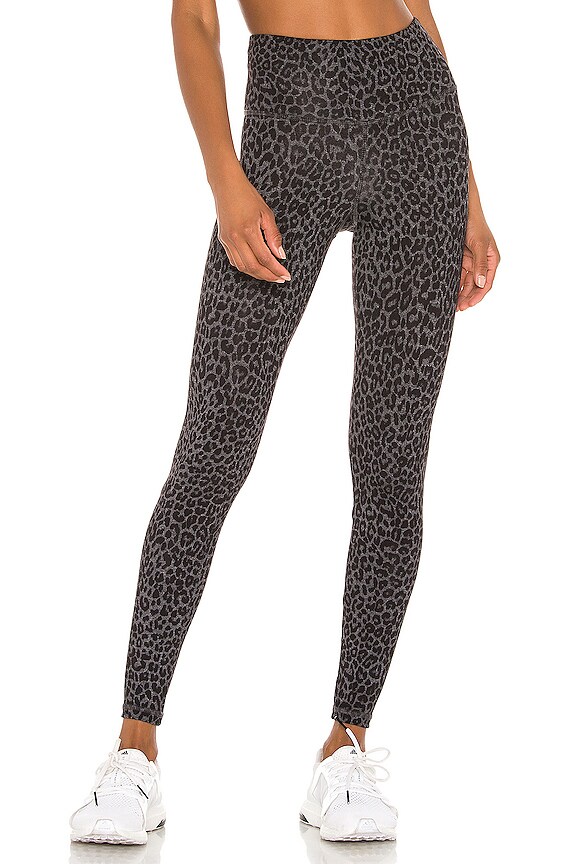 view 1 of 4 Teagan Ankle Legging in Grey Leopard
