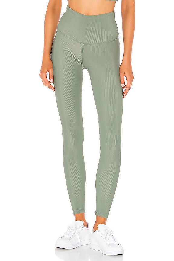 view 1 of 4 PANTALÓN KENDALL in Sage Green Rib
