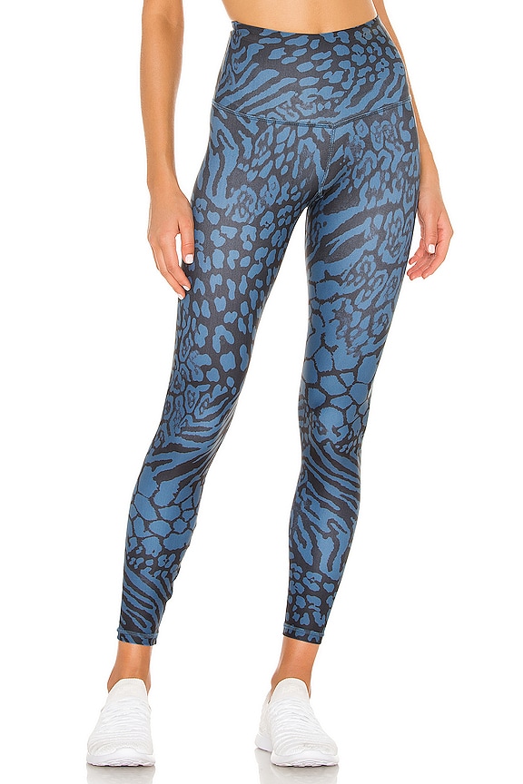 STRUT-THIS Teagan Ankle Legging in Sapphire Jungle | REVOLVE