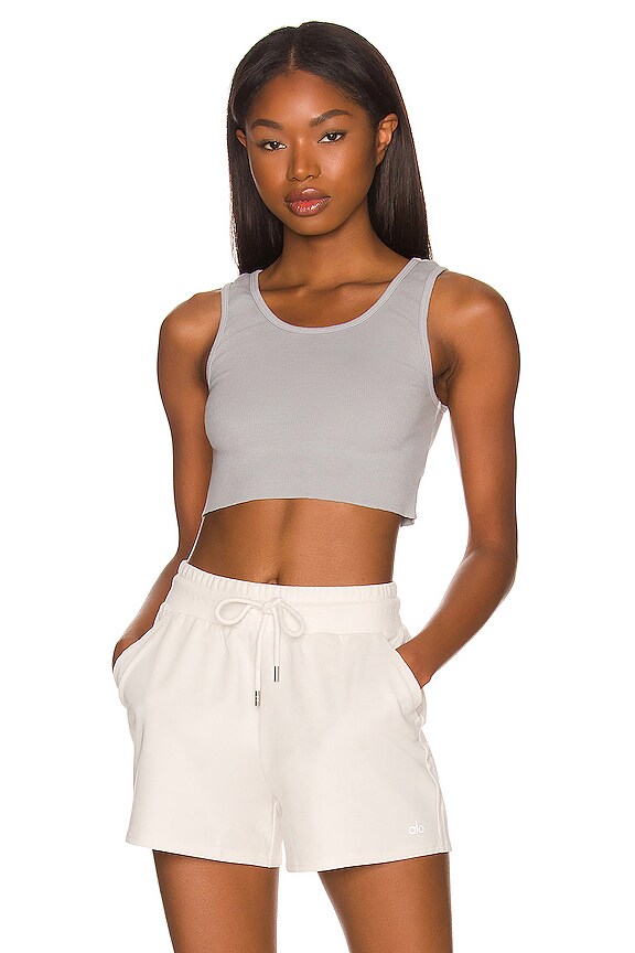view 1 of 4 Jetset Tank in Heather Grey