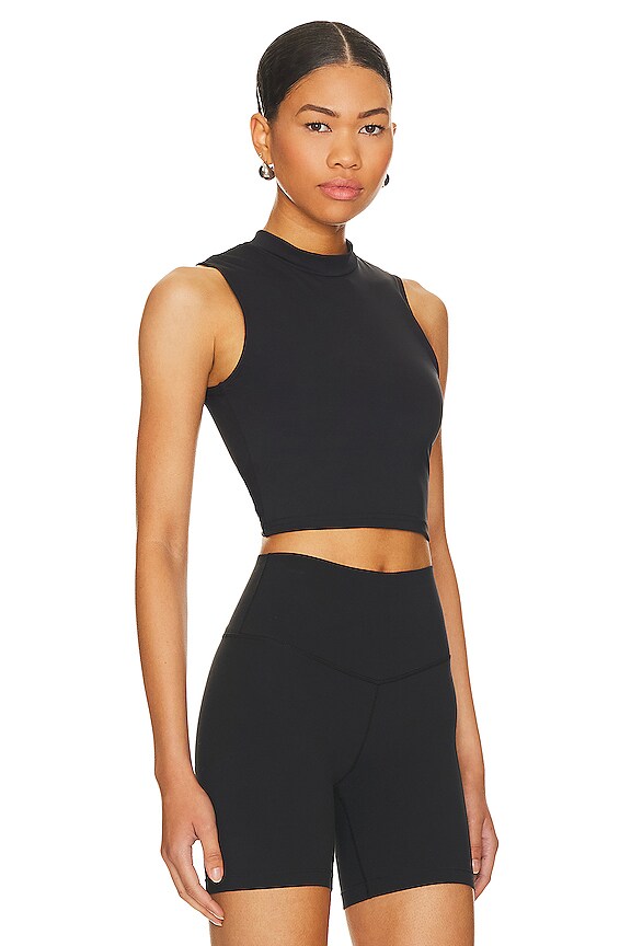 view 2 of 4 УКОРОЧЕННЫЙ ТОП THE FRANKIE in Black