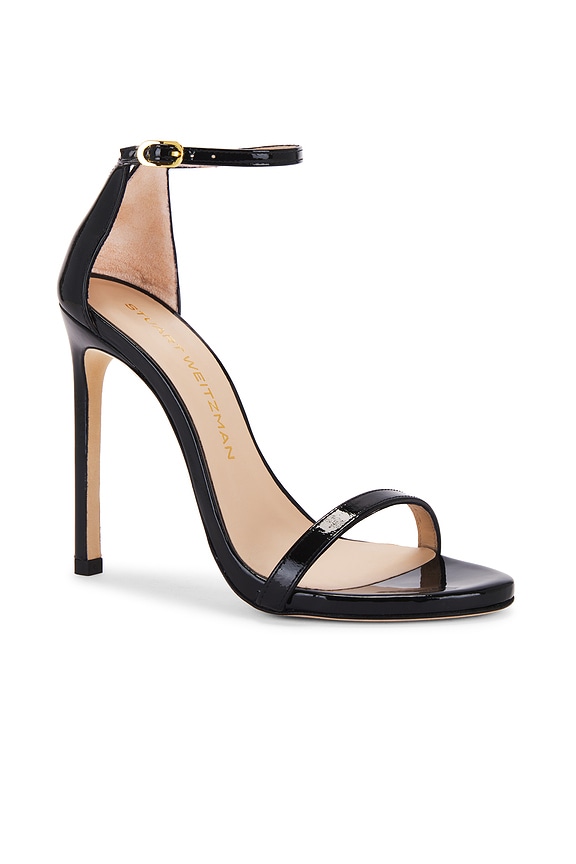 view 2 of 5 Nudist Heel in Black Patent