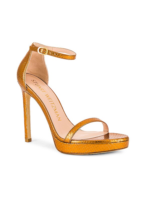 view 2 of 2 Nudist Disco Heel in Bronze