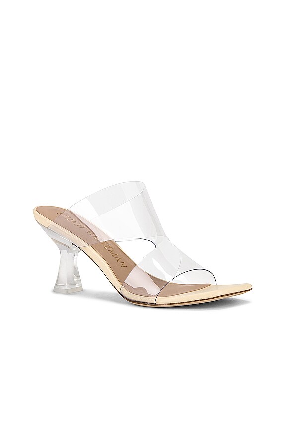 view 2 of 5 Tia 75 Lucite Sandal in Vanilla