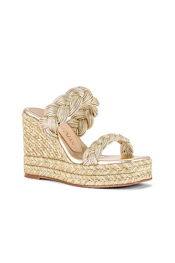 view 2 of 5 Braida Espadrille Wedge in Platino