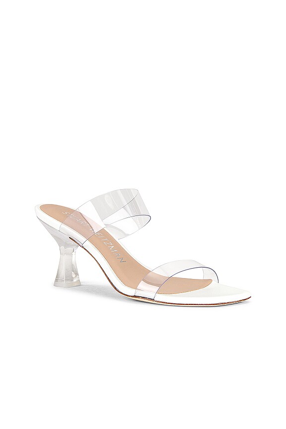 view 2 of 5 Kristal Clear Sandal in White & Clear