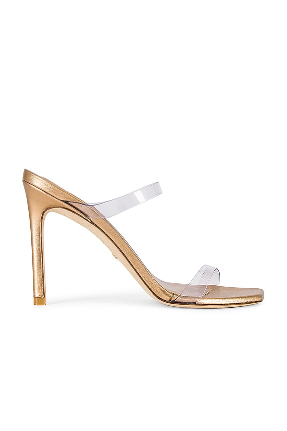 view 1 of 5 TACÓN ALEENA 100 in Clear & Gold