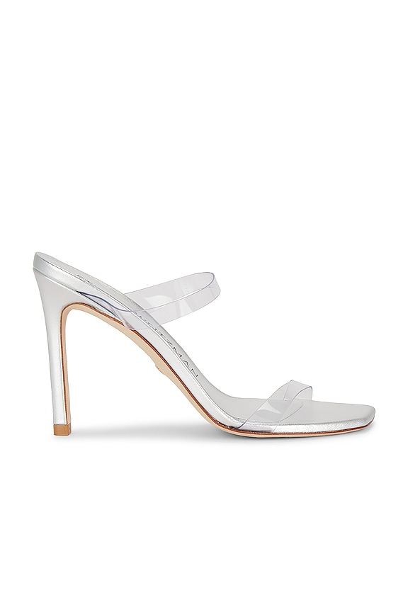 view 1 of 5 Aleena 100 Heel in Clear & Silver