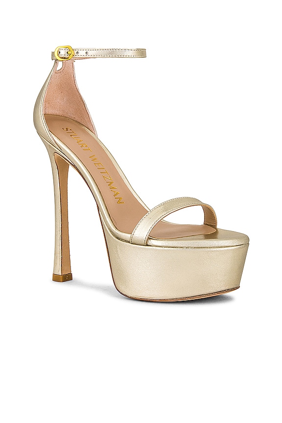 view 2 of 5 Nudistcurve Hollywood Sandal in Light Gold