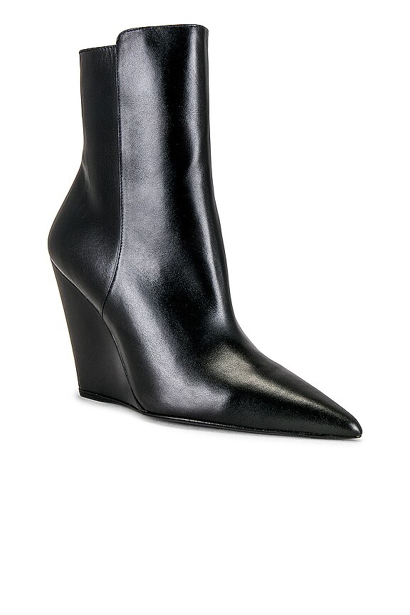 view 2 of 5 Stuart Wedge 100 Zip Bootie in Black