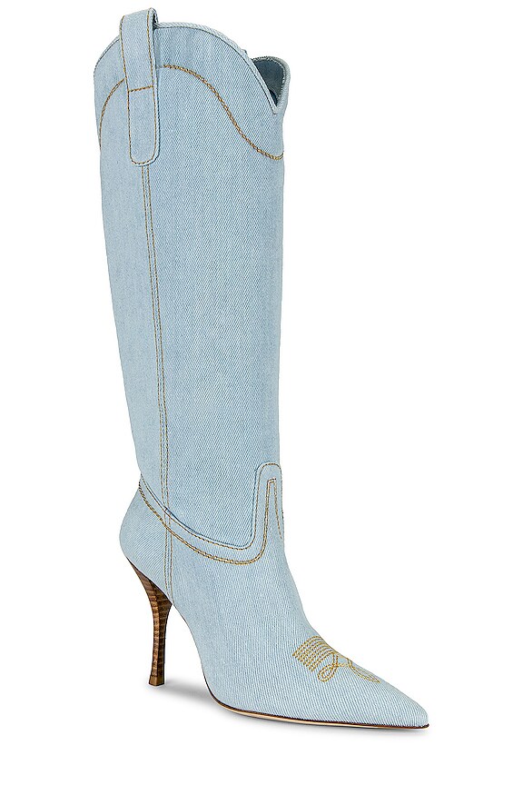 view 2 of 5 САПОГИ OUTWEST 100 in Light Vintage Denim