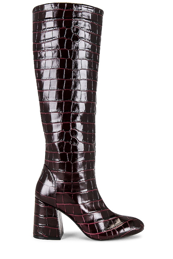 view 1 of 5 Flareblock 85 Slouch Boot in Plum