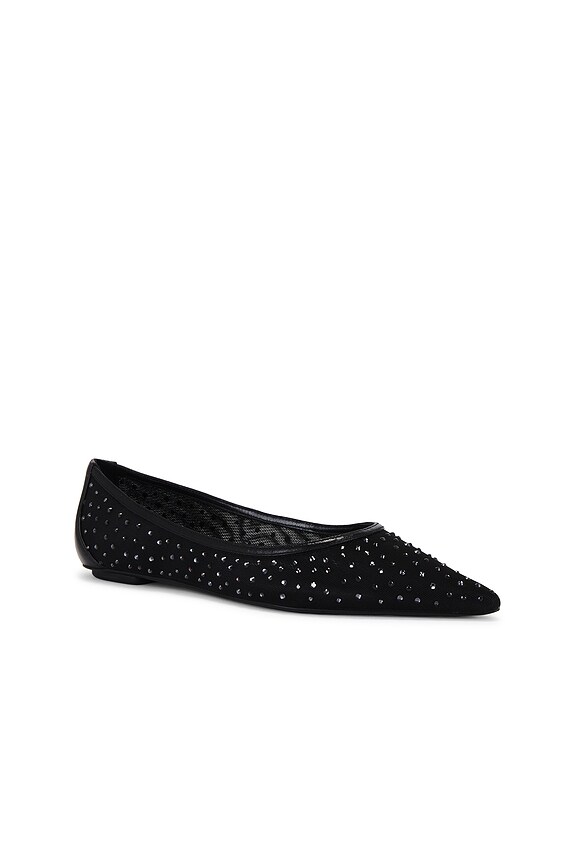 view 2 of 5 Emilia Mesh Flat in Black