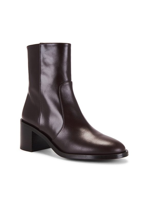 view 2 of 5 Esme Zip Bootie in Dark Brown