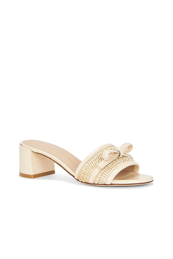 view 2 of 5 SANDALIAS TIPO ZUECO SANDALS in Linen & Natural