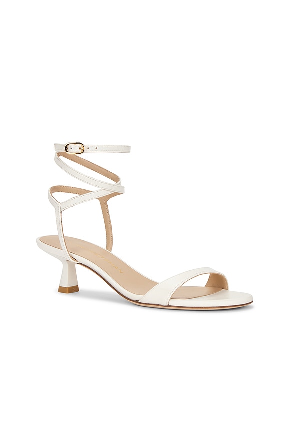 view 2 of 5 Nudist Wrap 50 Sandal in Cream Smooth Calf