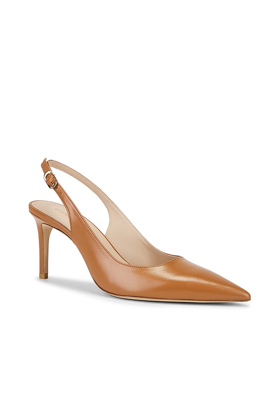 view 2 of 5 Stuart Power Slingback 75 in Macchiato Smooth Calf