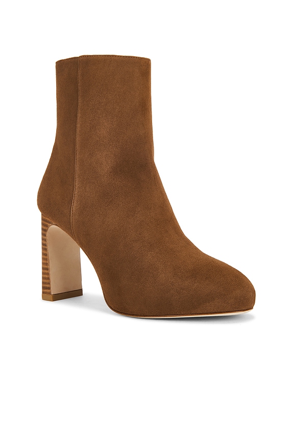 view 2 of 5 Babette Platform Zip Bootie in Toasted Almond