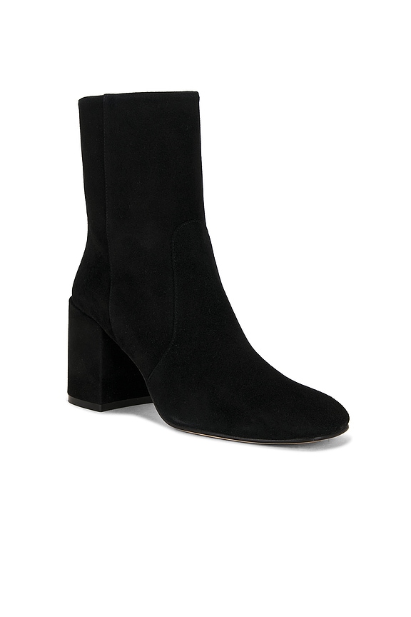 view 2 of 5 Nubacari Zip Bootie in Black Suede