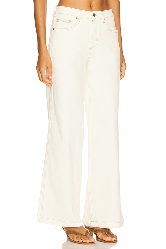 view 2 of 6 Bay Wide Leg Jeans in Ecru