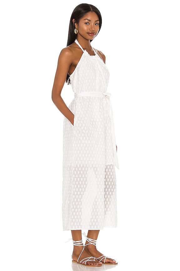 view 2 of 4 Daisy Halter Dress in Ivory