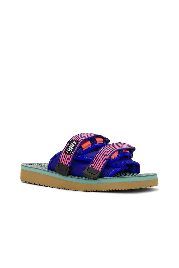 view 2 of 5 SANDALES MOTO-JC01 in Orange & Blue