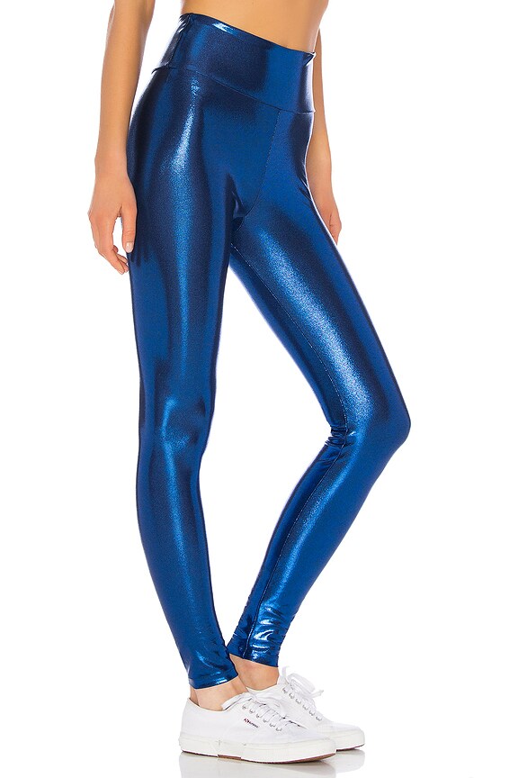 view 2 of 4 Long Legging in Blue Gloss