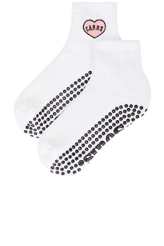 view 2 of 4 Carbs Grip Socks in White