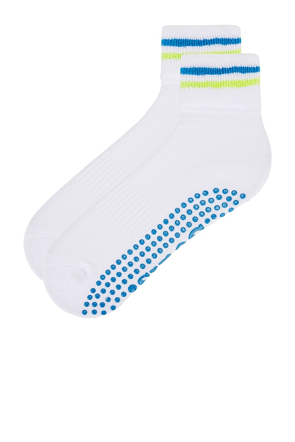 view 2 of 4 Terry Stripes Socks in White