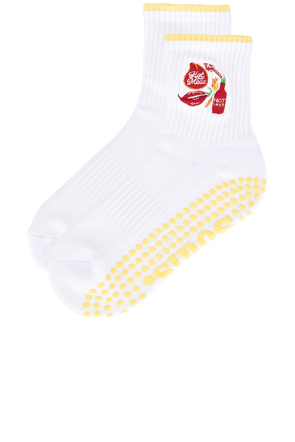 view 2 of 4 CHAUSSETTES FLAMIN' in White