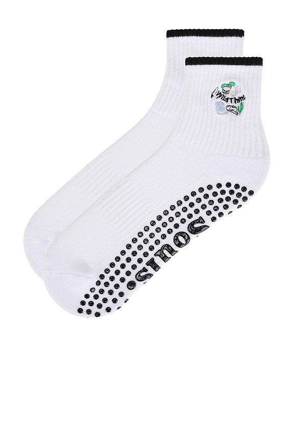 view 2 of 4 Wild Thing Socks in White