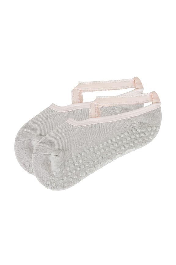 view 2 of 4 Ballet Girly Socks in Grey