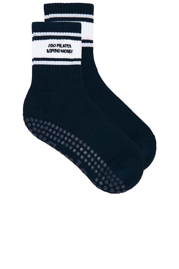 view 1 of 4 CHAUSSETTES I DO PILATES in Navy