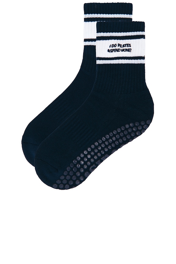 view 2 of 4 CHAUSSETTES I DO PILATES in Navy