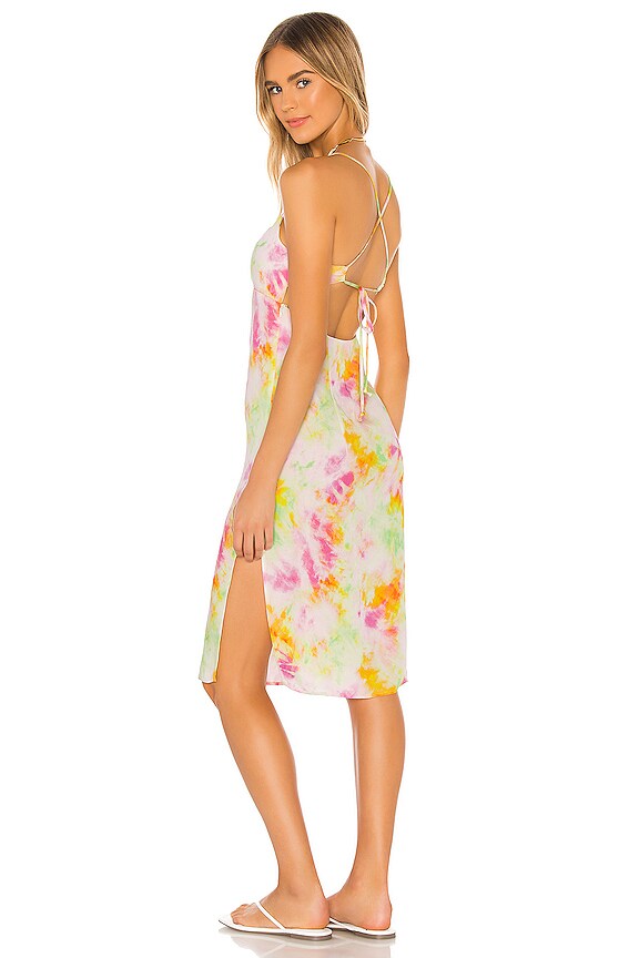 view 1 of 4 Willow Midi Dress in Rainbow Watercolor